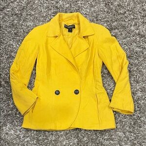 Griffith Gray St John Designers Originals Vibrant Yellow Blazer size 2